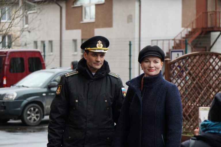 Андреевский флаг на Первом канале